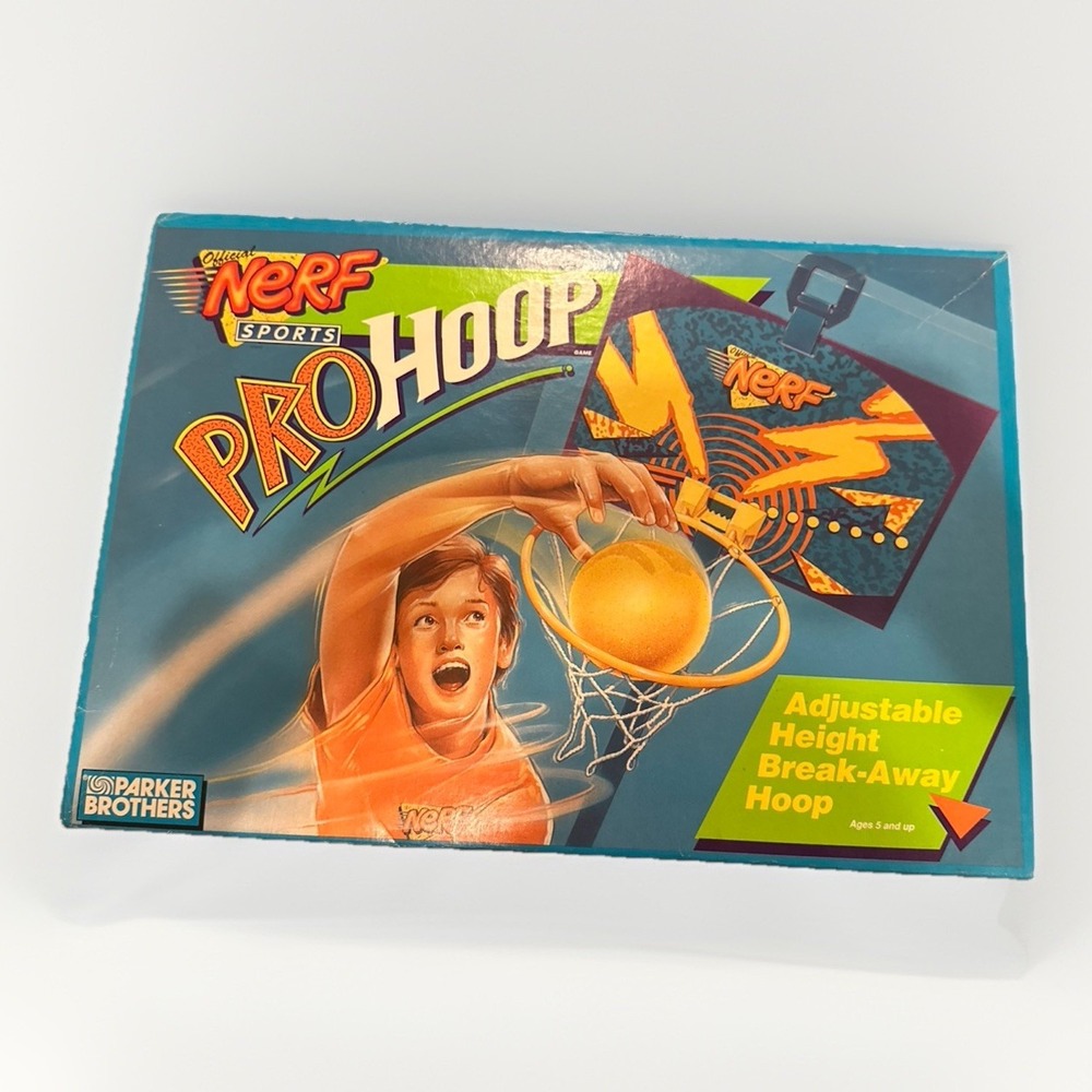 NERF Sports Pro Hoop Basketball Mint Vintage New In Box